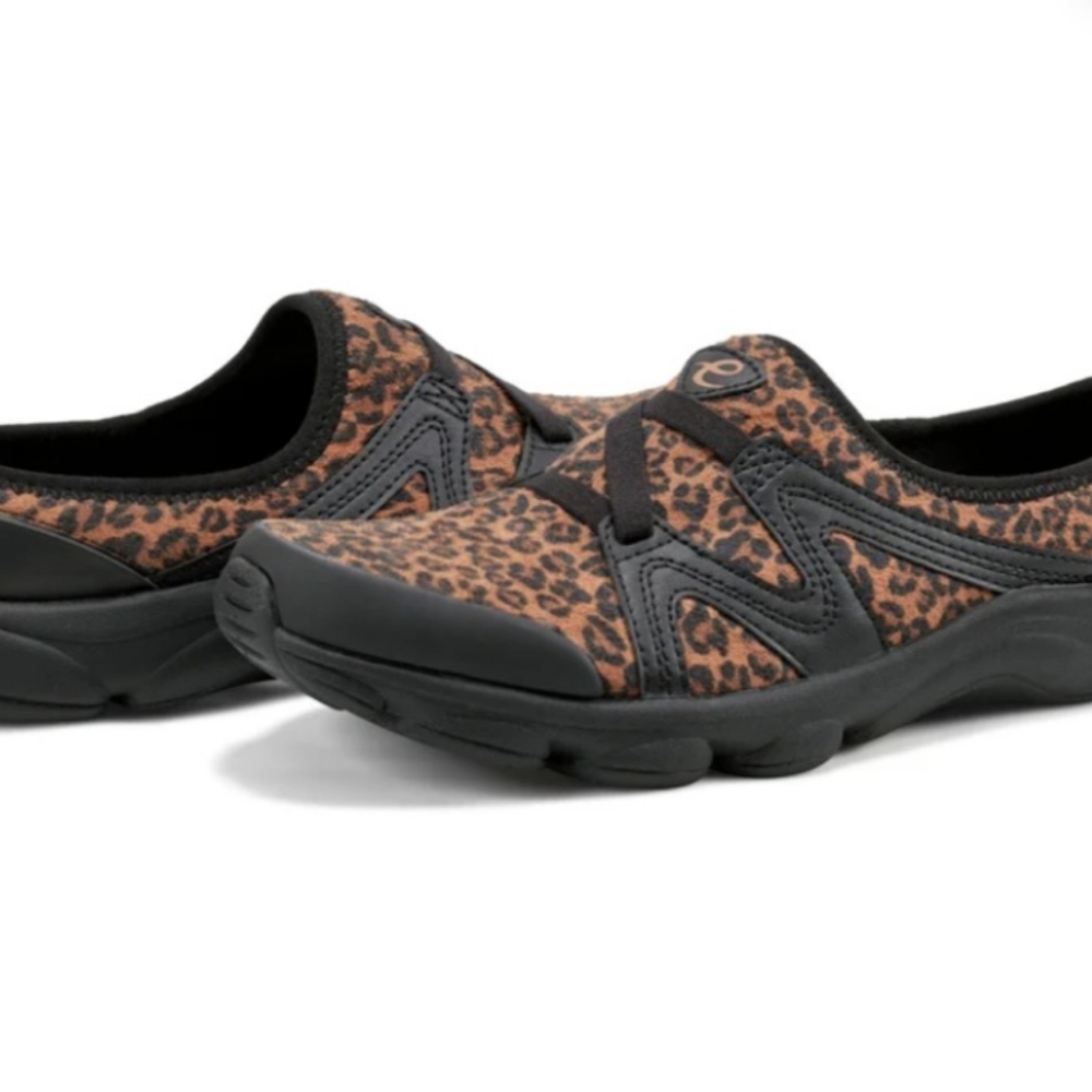 Easy Spirit Leopard Print Women's Slip On Shoes